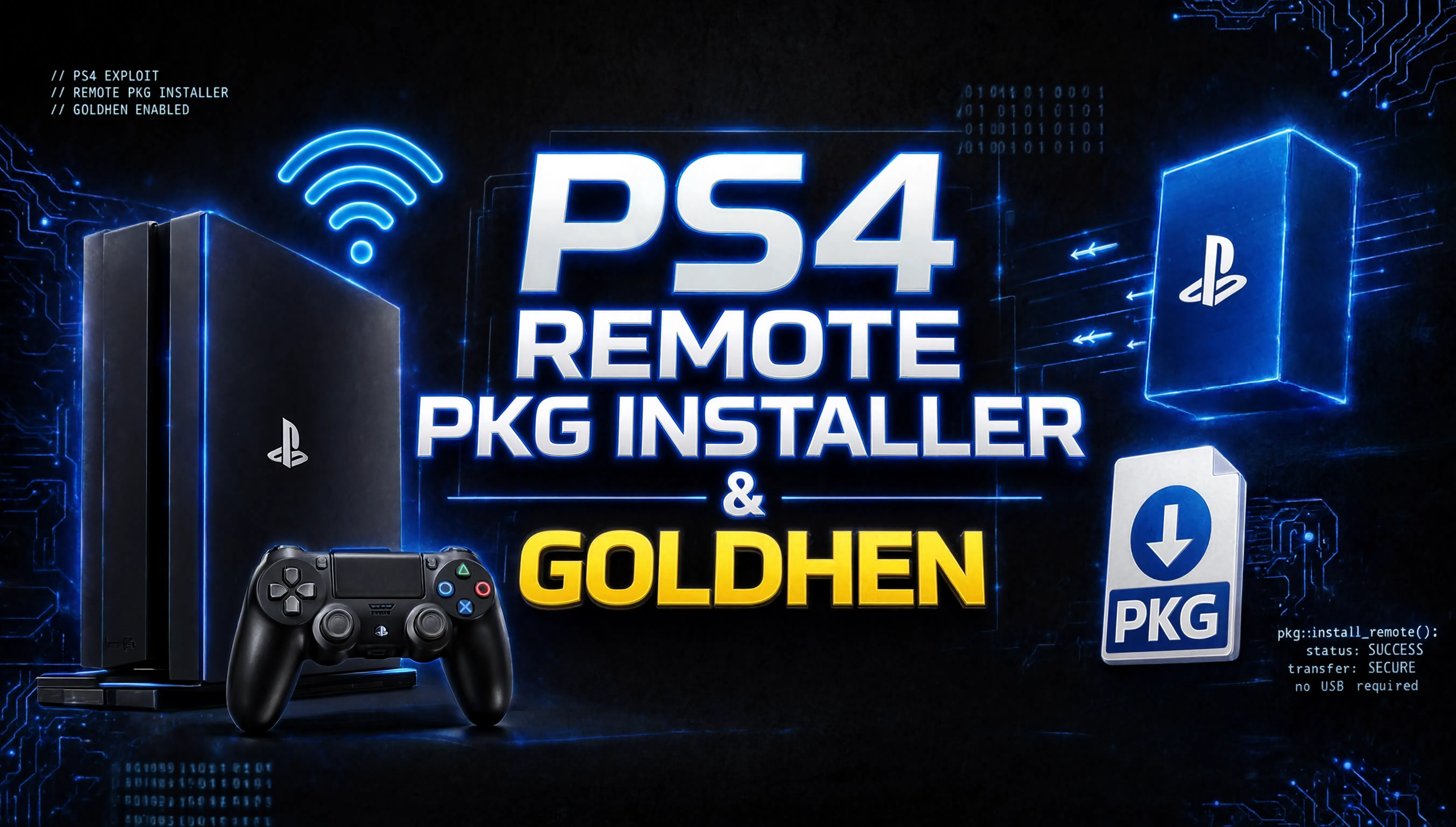 PS4 Remote PKG Installer Logo